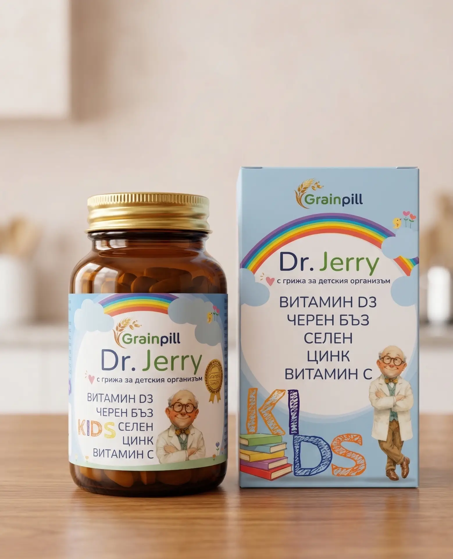 Натурални детски витамини Dr. Jerry Kids